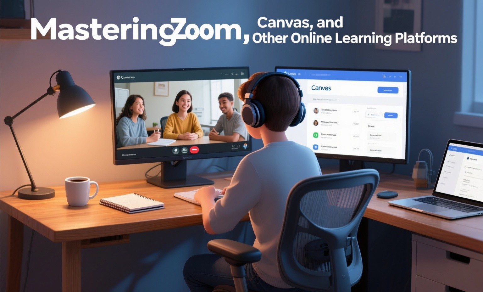 Mastering zoom, canvas, and other online learning platforms